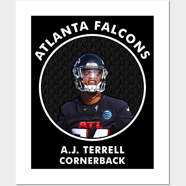 A.J. TERRELL - CB - ATLANTA FALCONS Wall Art by Mudahan Muncul 2022